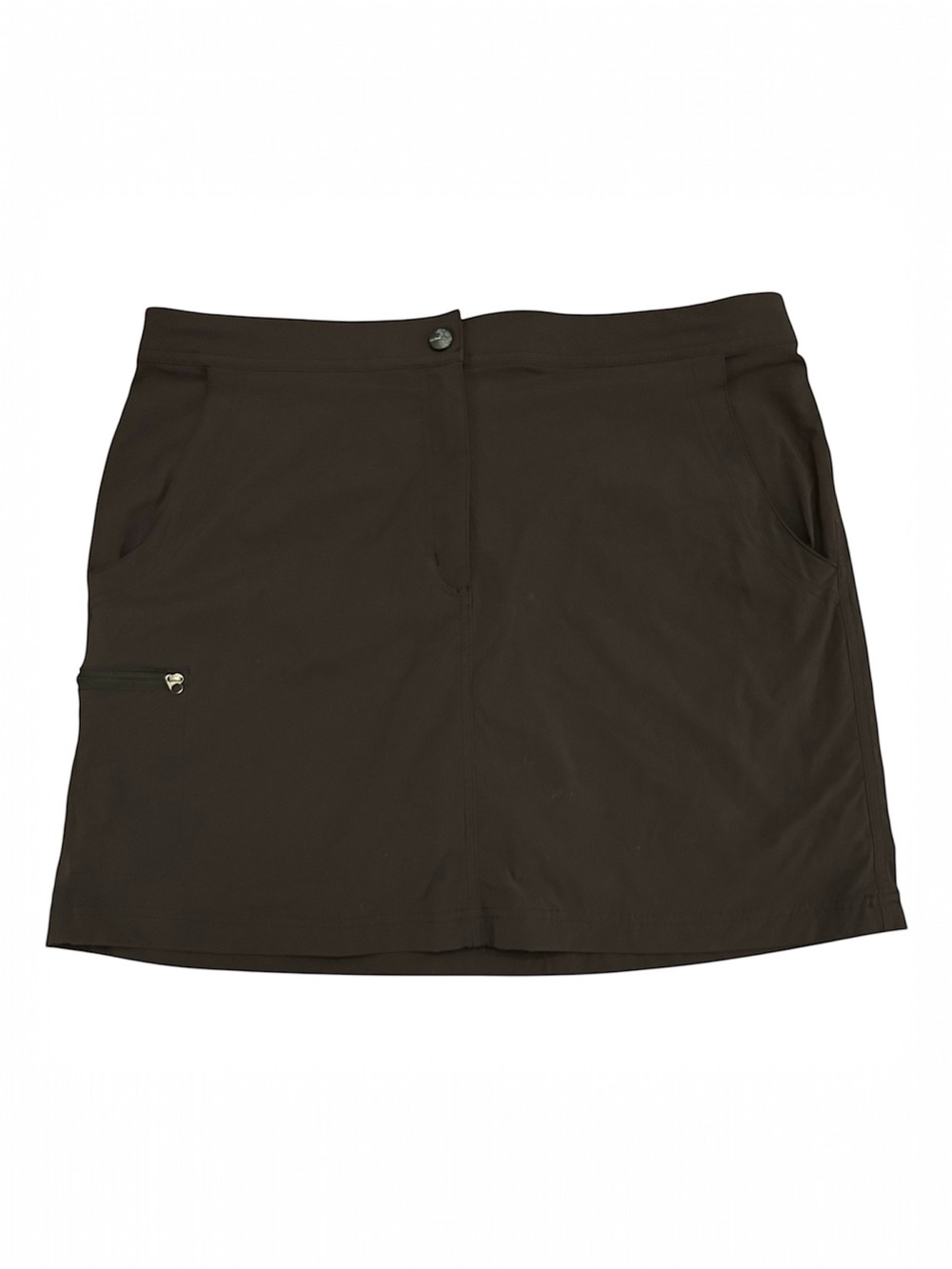 L.L. Bean Black Skort with Adjustable Waistband and Pockets - NWT